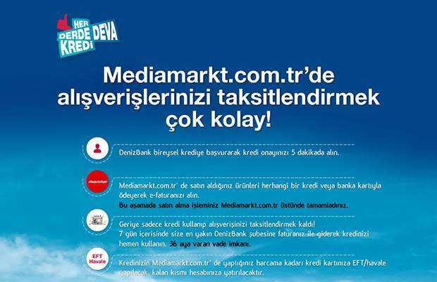 denizbank media markt kampanyası