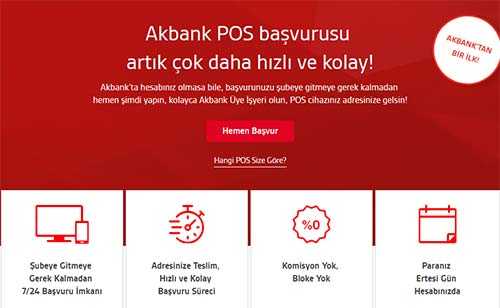 Akbank POS Başvuru Reklamları ve Akbank Eko Pos Fiyatları