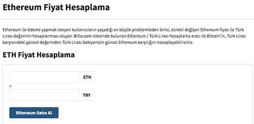 Ethereum-Fiyat-Hesaplama